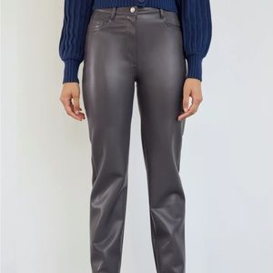 ARITZIA WILFRED MELINA VEGAN LEATHER PANT